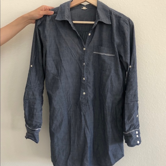 J. Crew Denim Button Down - Picture 1 of 3
